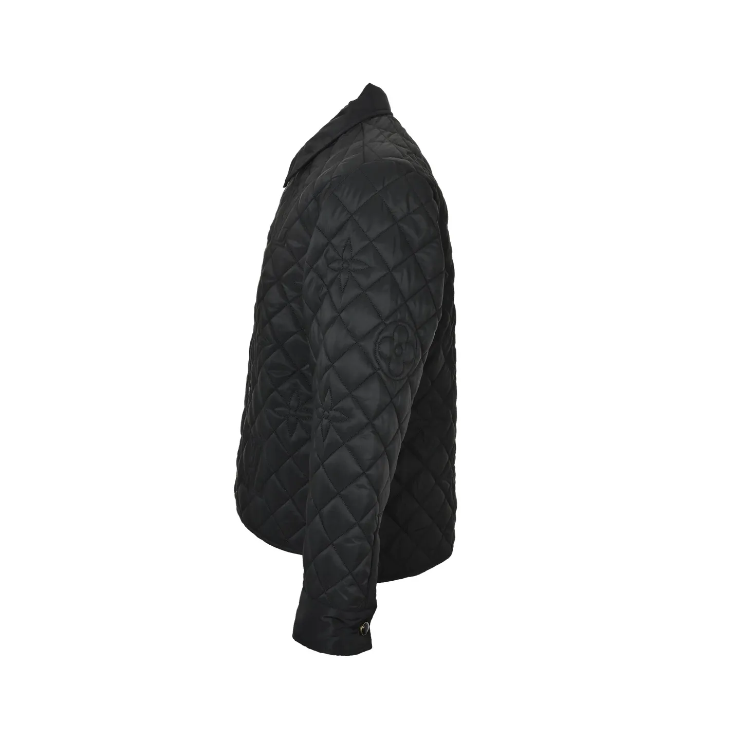 Louis Vuitton/Louis Vuitton three-flower all-over embroidered cotton jacket